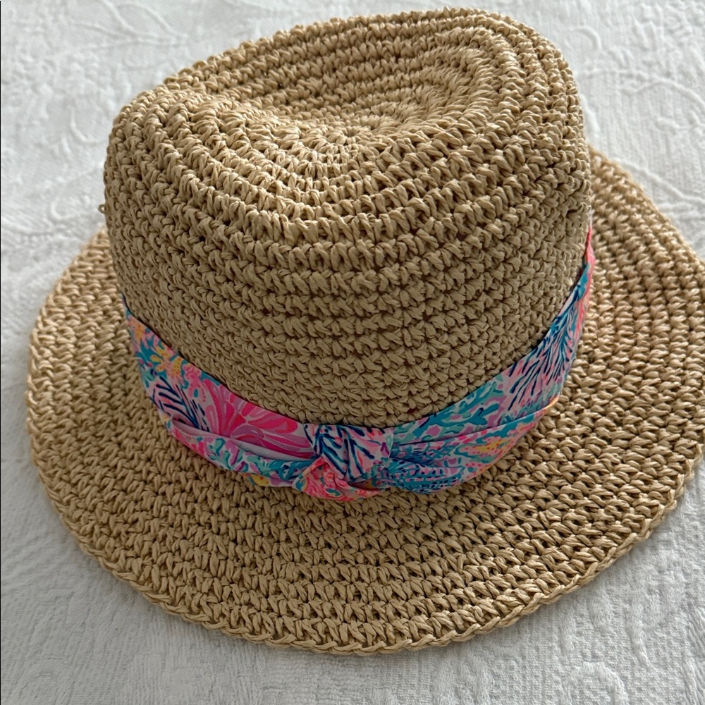 Lilly Pulitzer straw hat
